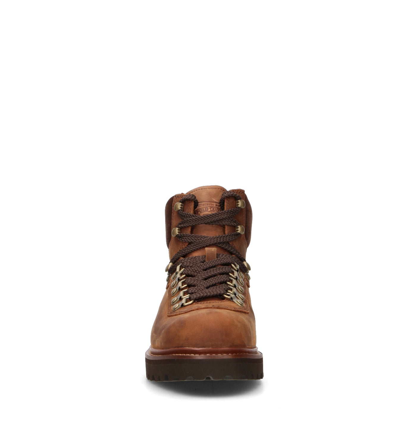 POLO RALPH LAUREN Polacco uomo marrone in suede