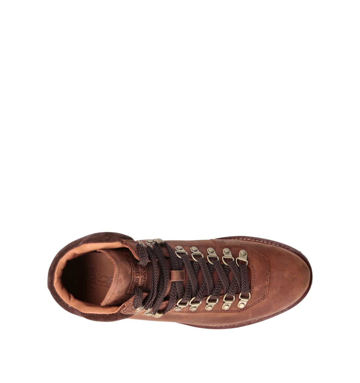 POLO RALPH LAUREN Polacco uomo marrone in suede