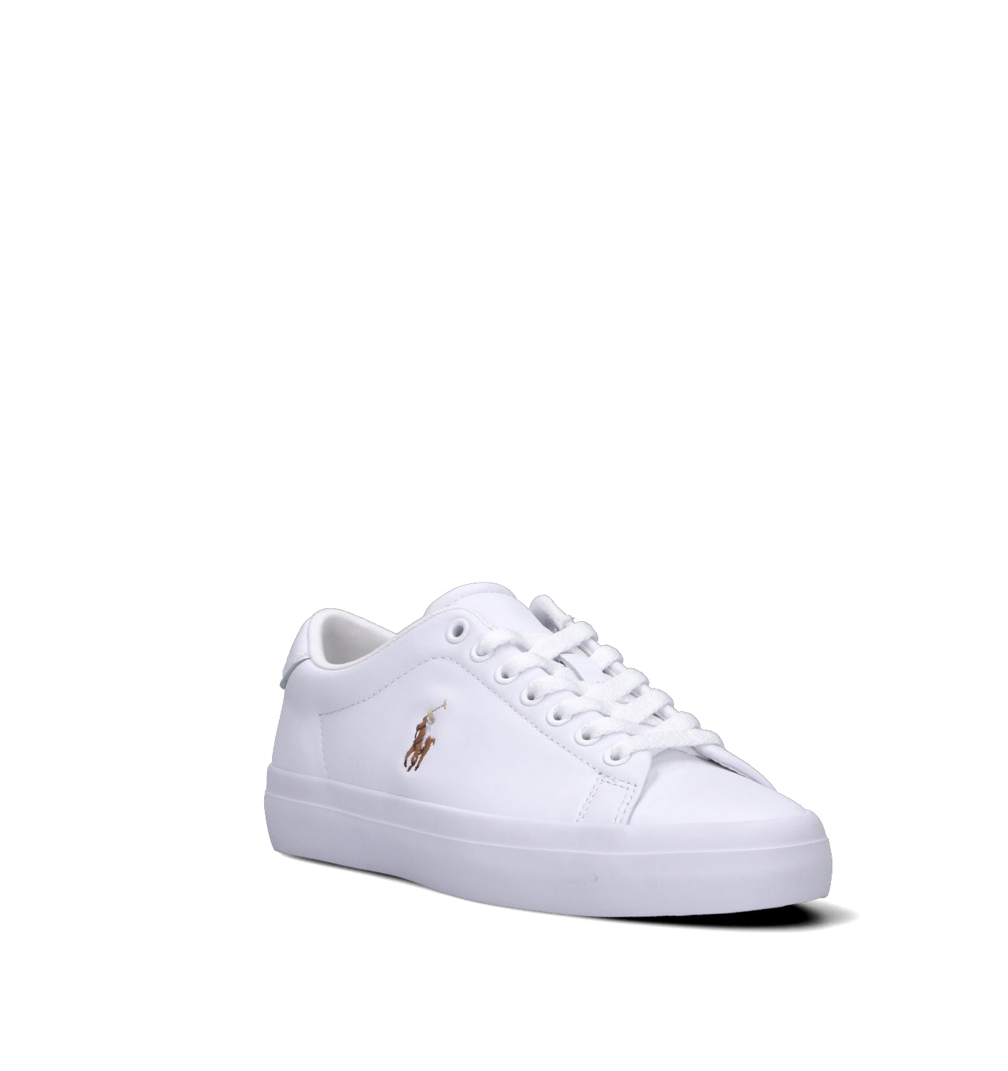 POLO RALPH LAUREN Sneaker donna bianca in pelle