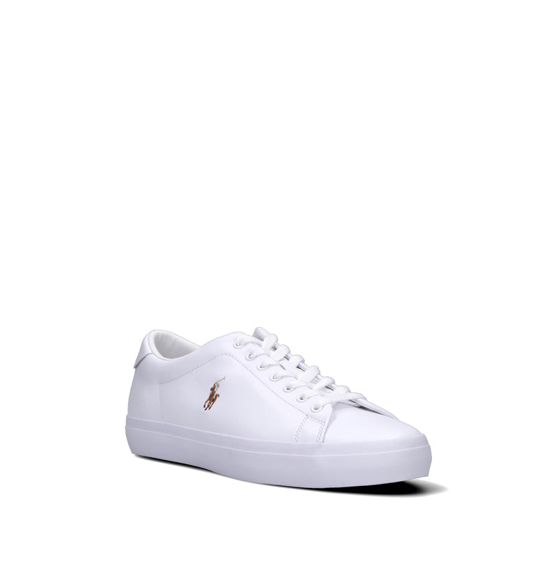 POLO RALPH LAUREN Sneaker uomo bianca in pelle
