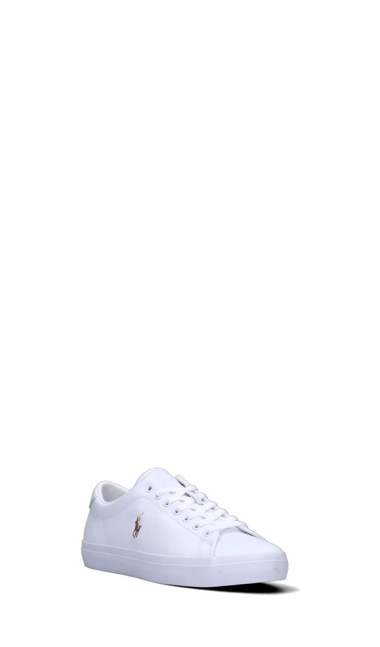POLO RALPH LAUREN Sneaker uomo bianca in pelle