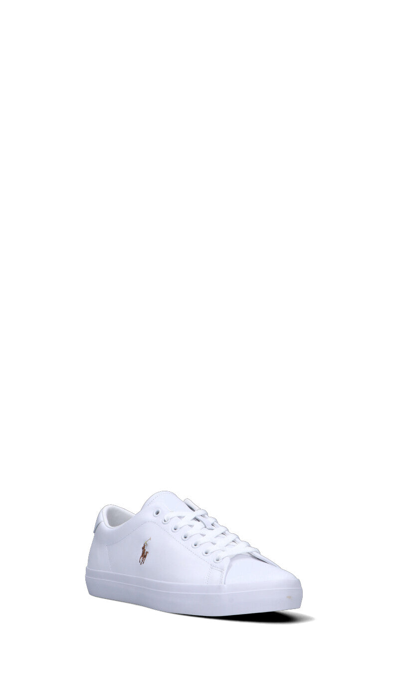 POLO RALPH LAUREN Sneaker uomo bianca in pelle
