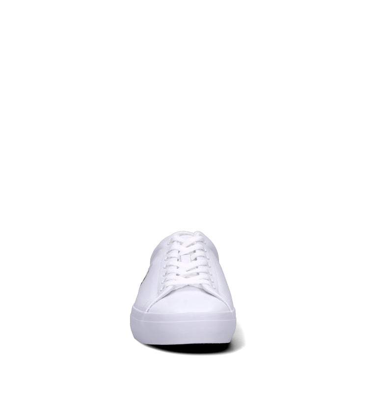 POLO RALPH LAUREN Sneaker uomo bianca in pelle