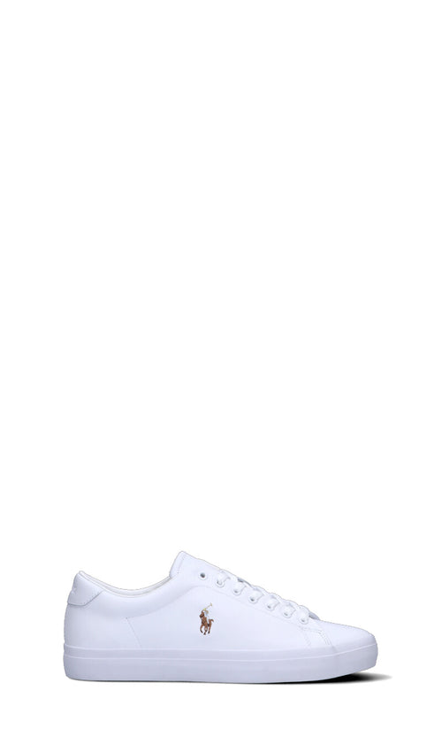 POLO RALPH LAUREN Sneaker uomo bianca in pelle