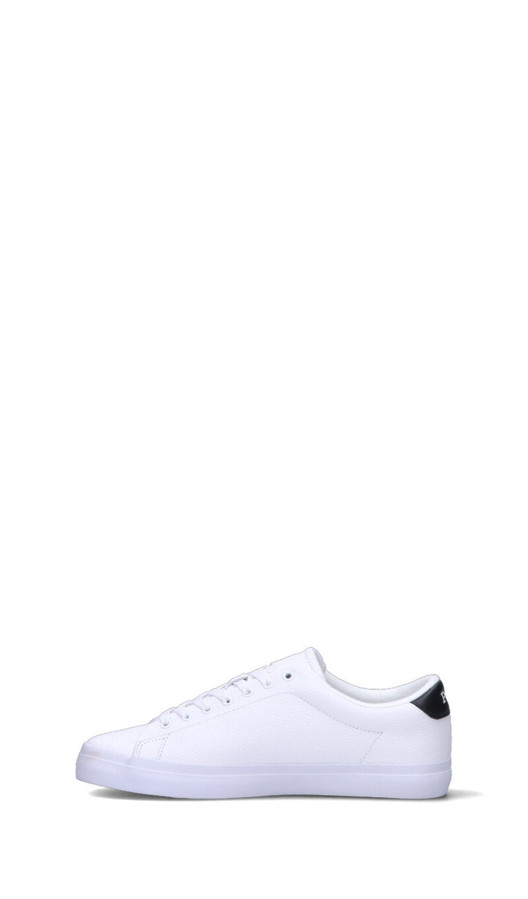 RALPH LAUREN Sneaker uomo bianca/nera in pelle