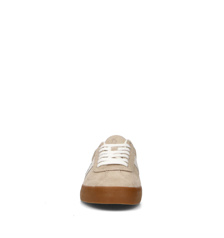 RALPH LAUREN Sneaker uomo beige in suede