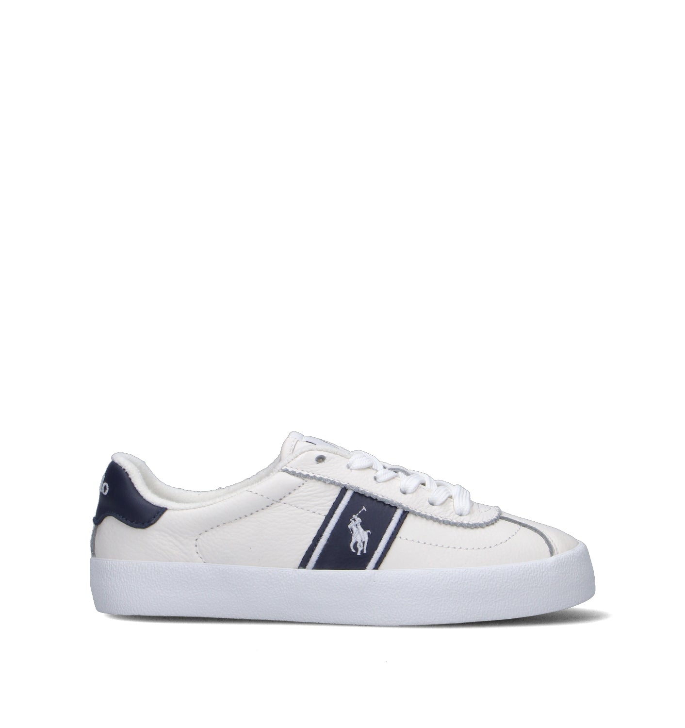 RALPH LAUREN Sneaker donna bianca in pelle