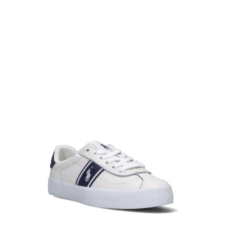 RALPH LAUREN Sneaker donna bianca in pelle