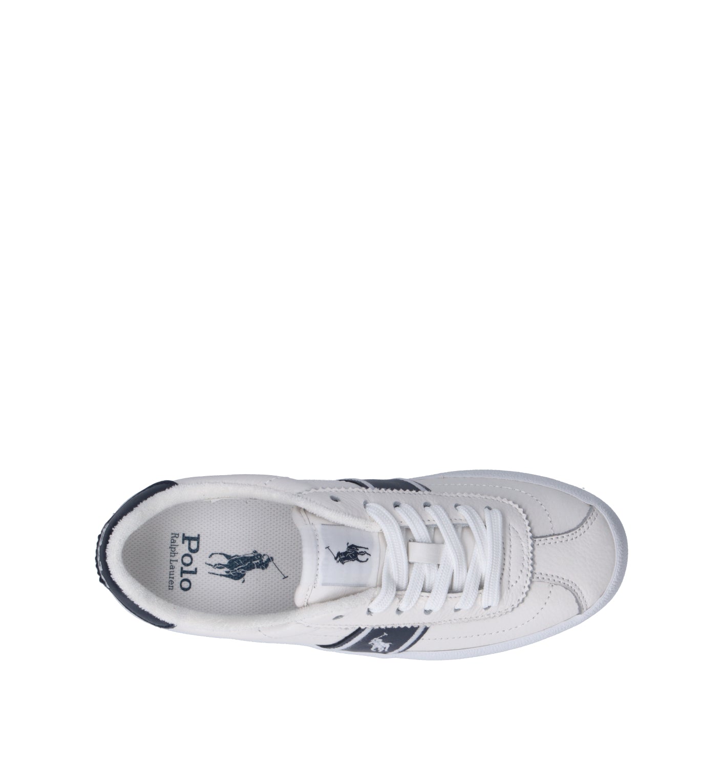 RALPH LAUREN Sneaker donna bianca in pelle