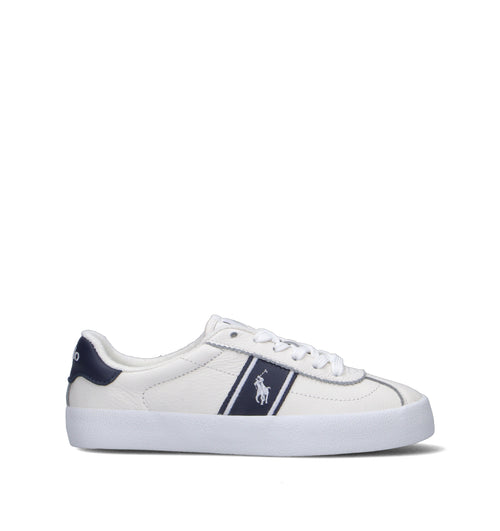 RALPH LAUREN Sneaker donna bianca in pelle