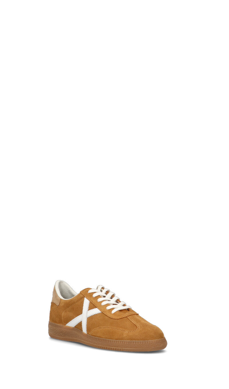 MUNICH - BARRU Sneaker uomo cammello in suede