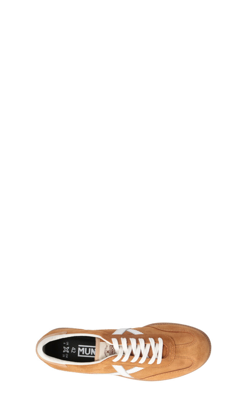 MUNICH - BARRU Sneaker uomo cammello in suede
