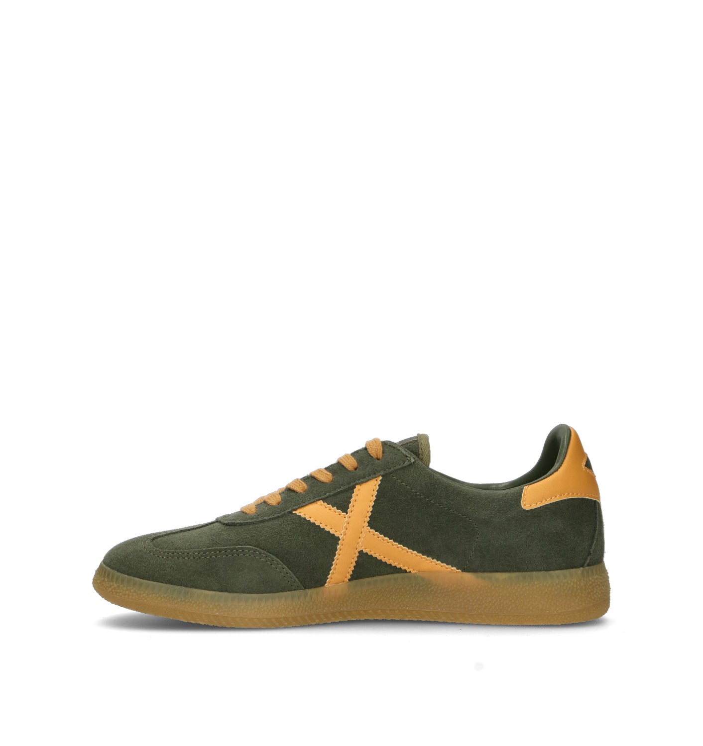 MUNICH BARRU Sneaker uomo militare in suede