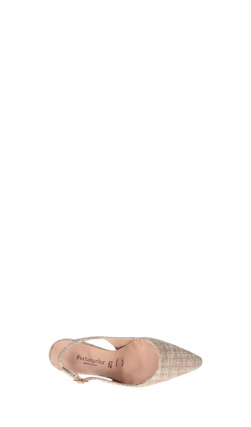 PERLAMARINA Slingback donna beige
