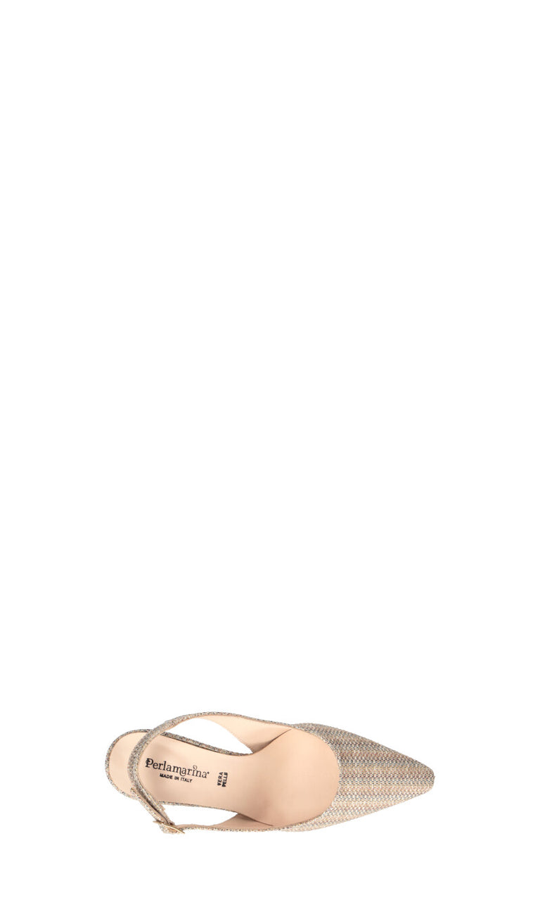PERLAMARINA Slingback donna beige