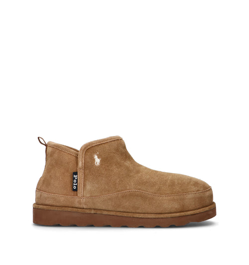 POLO RALPH LAUREN Stivaletto pelo uomo beige in suede