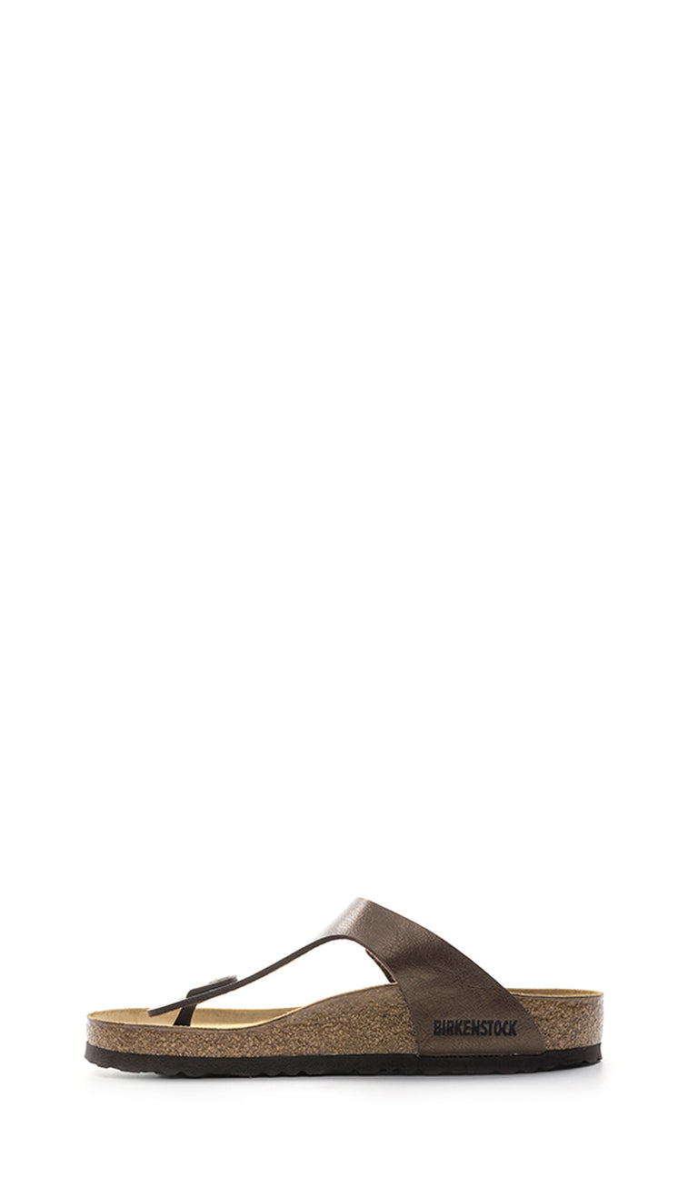 BIRKENSTOCK GIZEH Ciabatta donna marrone in pelle