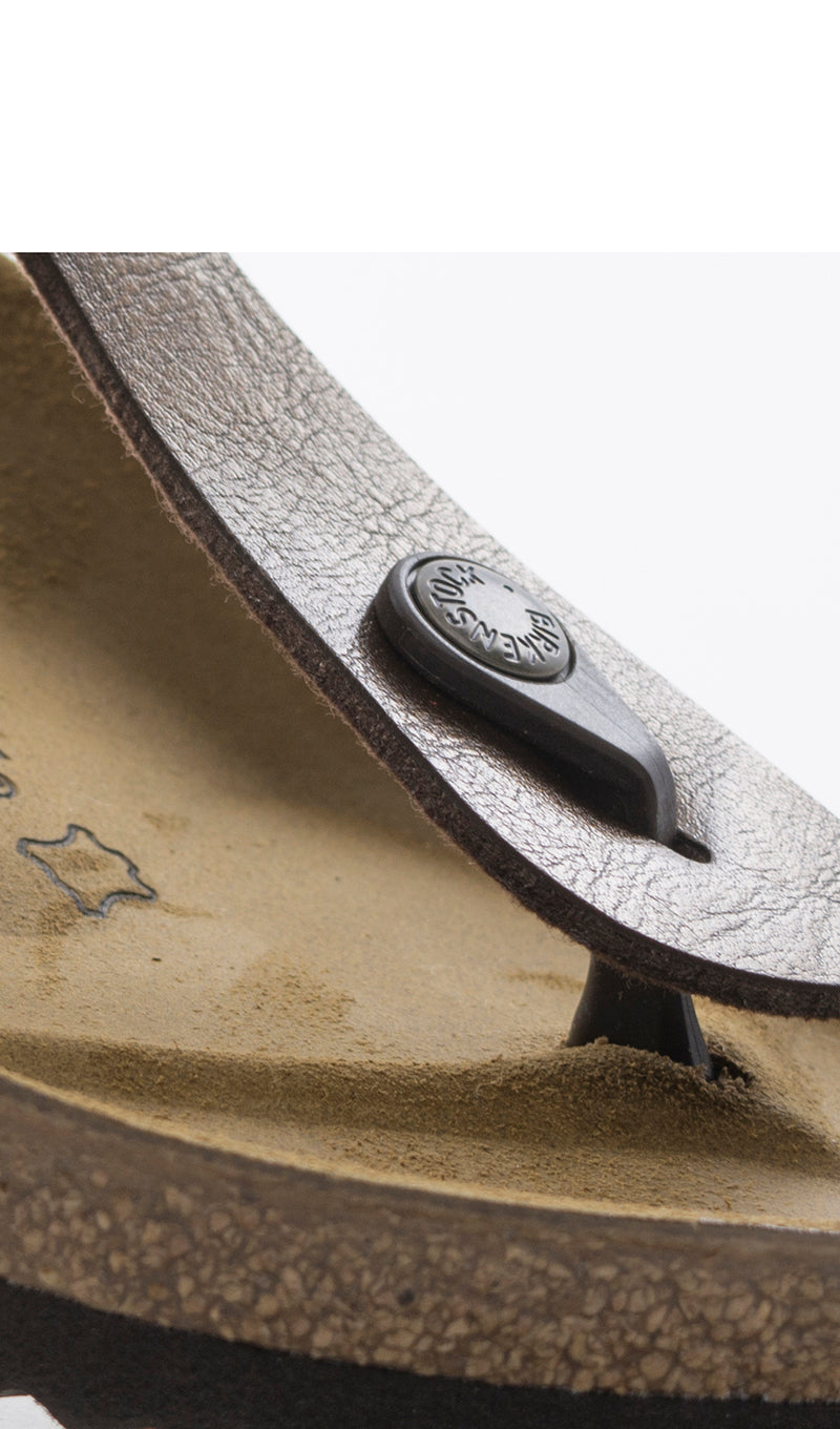 BIRKENSTOCK GIZEH Ciabatta donna marrone in pelle