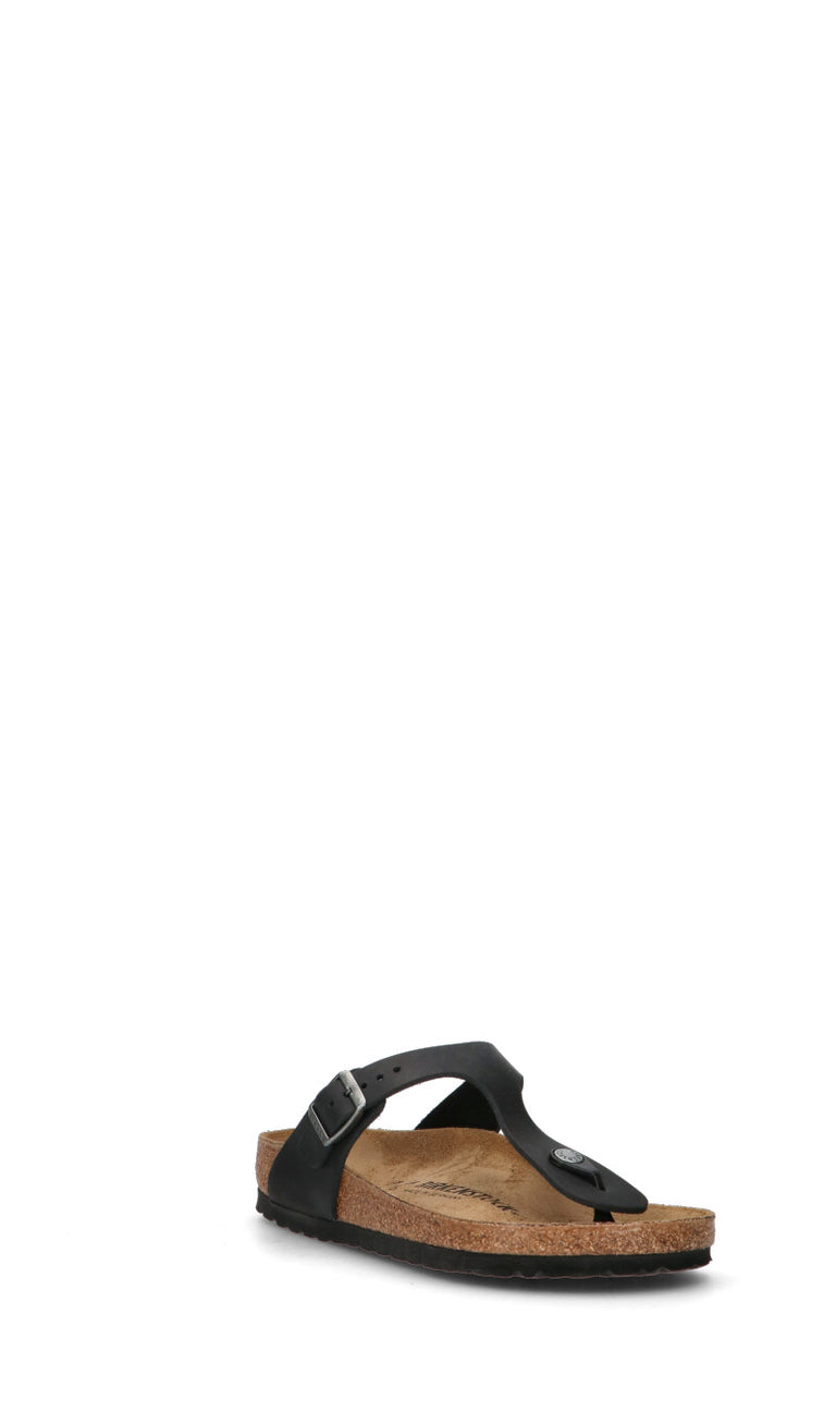 BIRKENSTOCK GIZEH BS Ciabatta donna nera in pelle