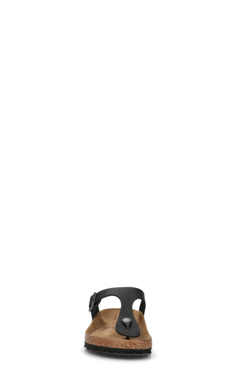 BIRKENSTOCK GIZEH BS Ciabatta donna nera in pelle