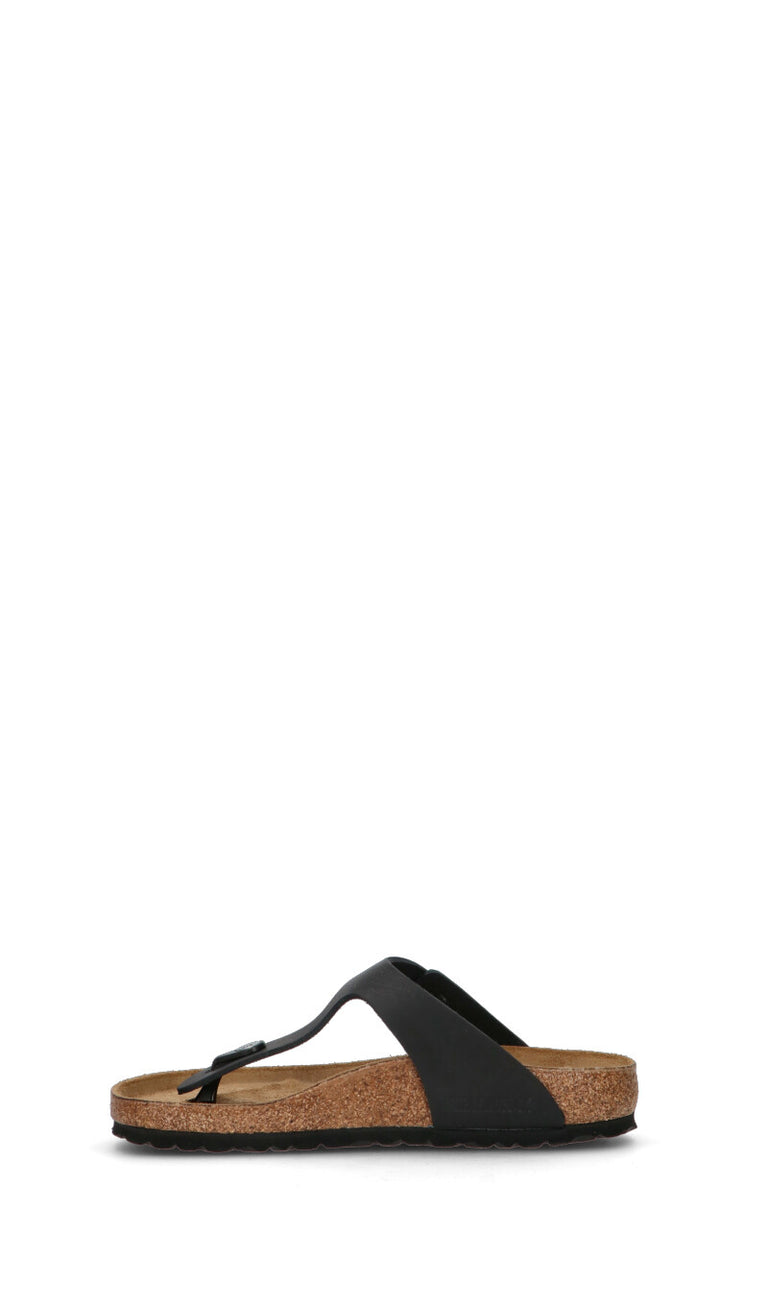 BIRKENSTOCK GIZEH BS Ciabatta donna nera in pelle
