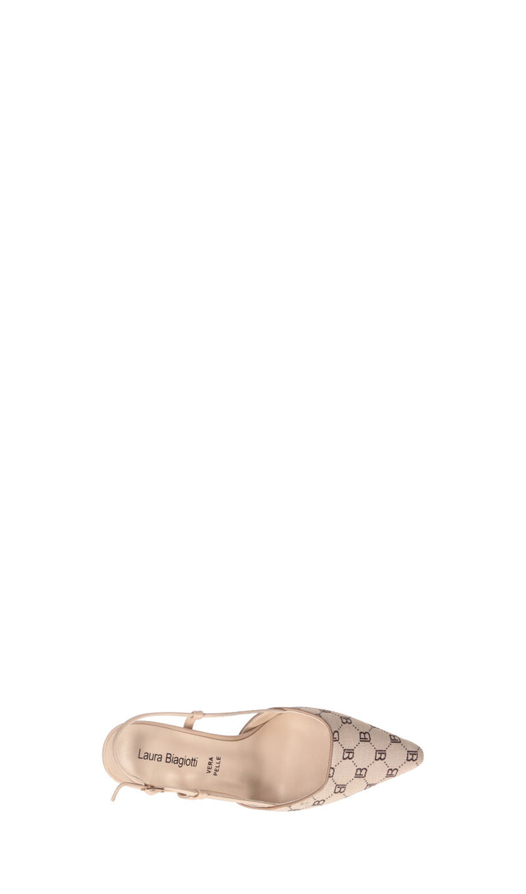 LAURA BIAGIOTTI Decollete tall scop donna beige