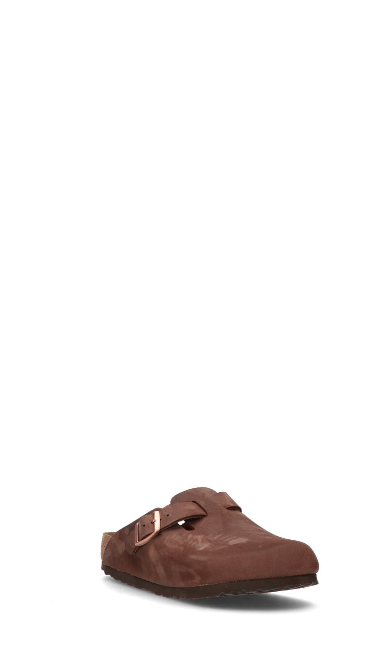 BIRKENSTOCK BOSTON BS Sabot donna cuoio in pelle Quellogiusto