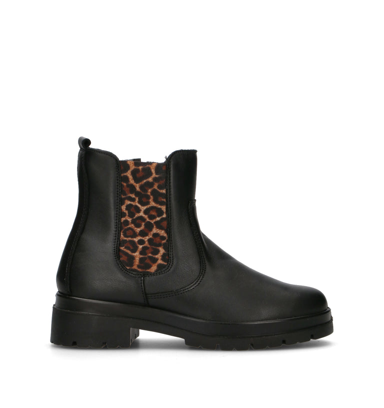 ENVAL Beatles donna nero in pelle