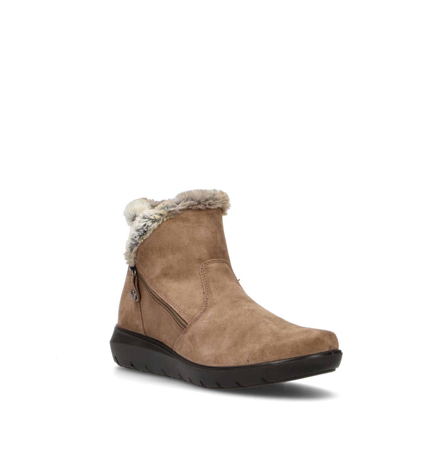 ENVAL Polacco uomo taupe in suede