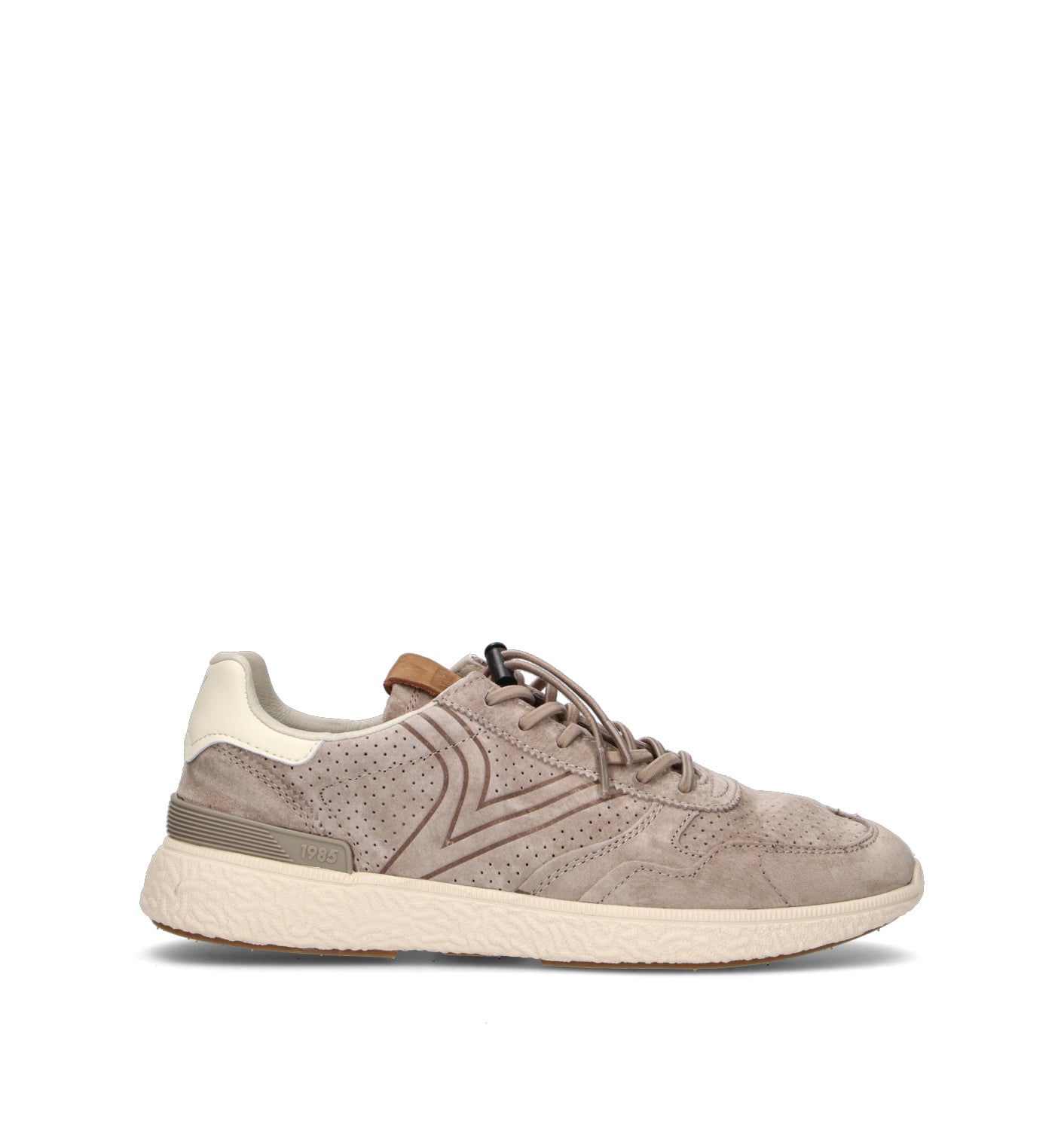 VICTORIA Sneaker uomo taupe in suede