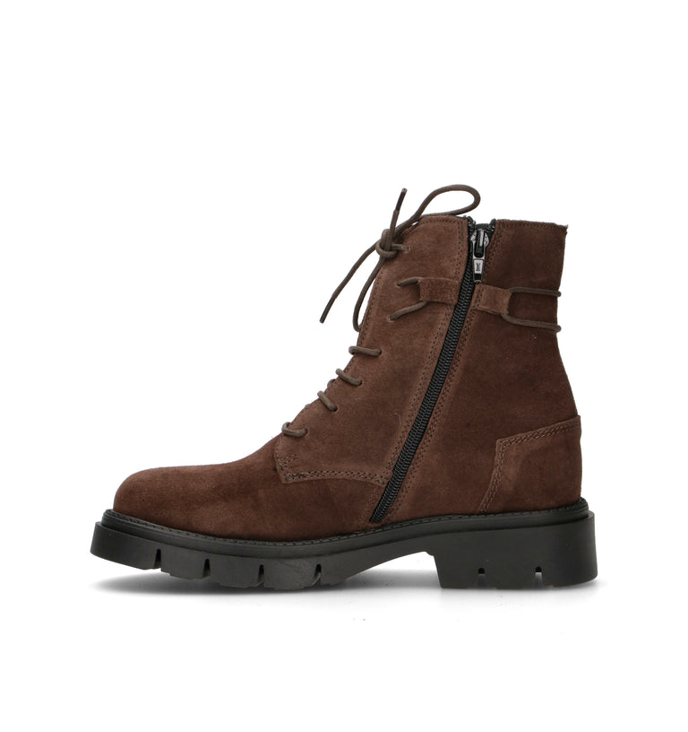 RABARBARO Polacco donna testa di moro in suede