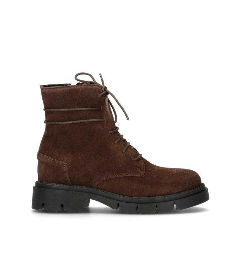 RABARBARO Polacco donna testa di moro in suede