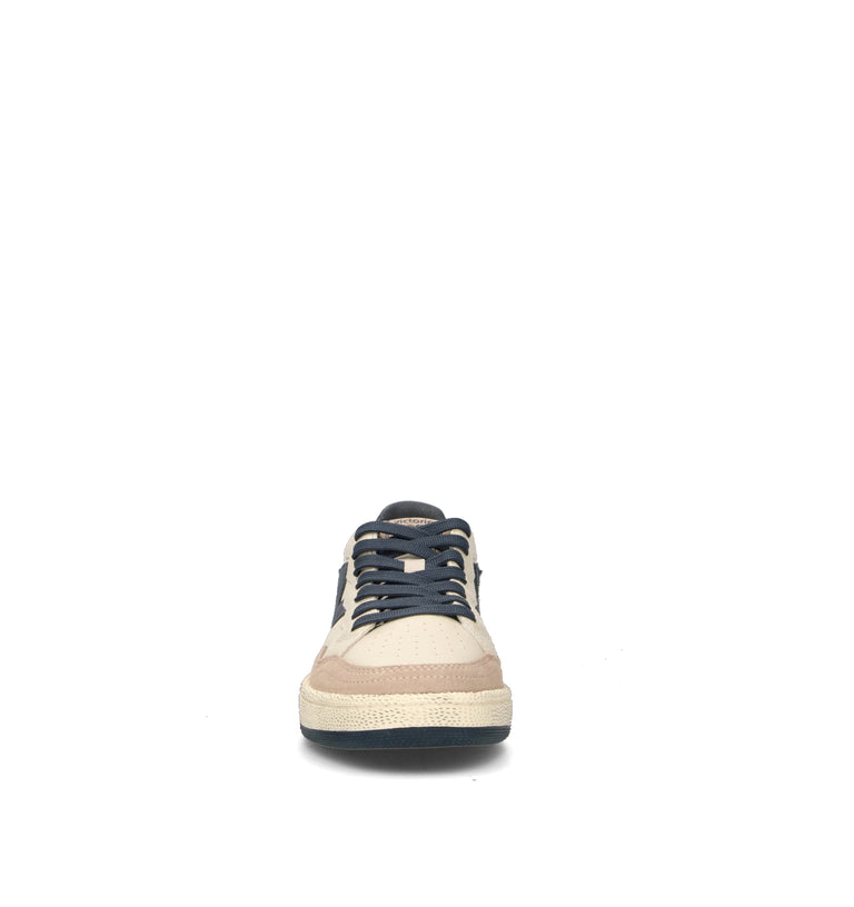 VICTORIA Sneaker uomo panna in pelle