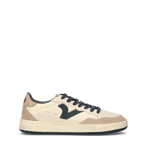 VICTORIA Sneaker uomo panna in pelle