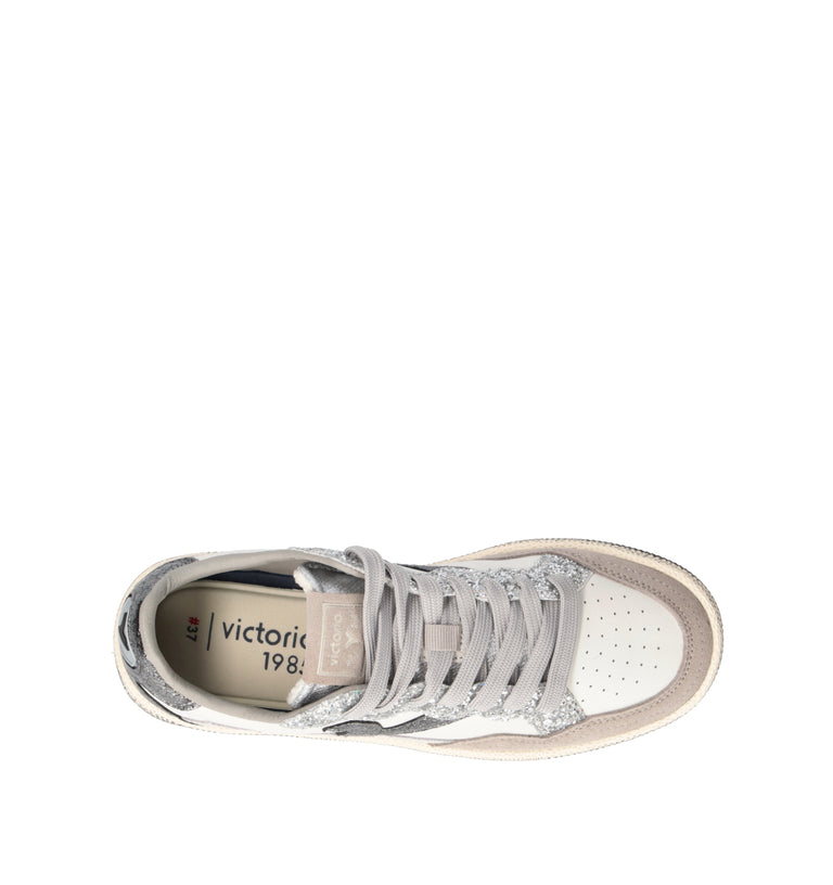 VICTORIA Sneaker donna bianca/grigia