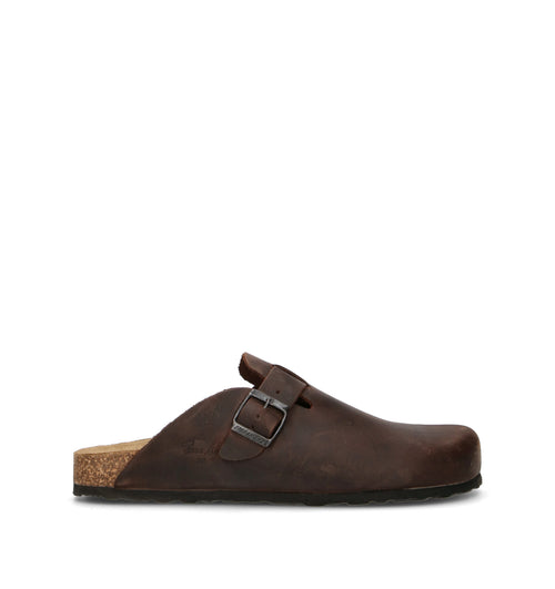 RELAXSHOE Ciabatta donna marrone in suede