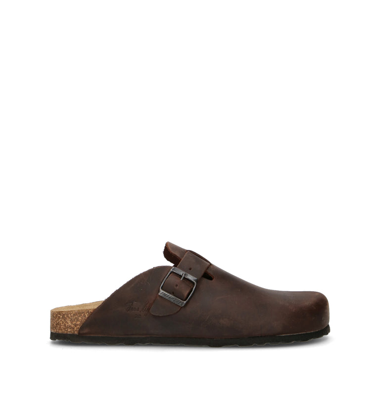 RELAXSHOE Ciabatta donna marrone in suede