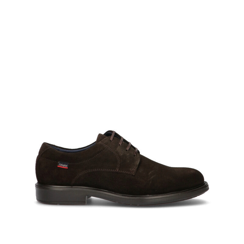 CALLAGHAN Stringata uomo marrone in suede