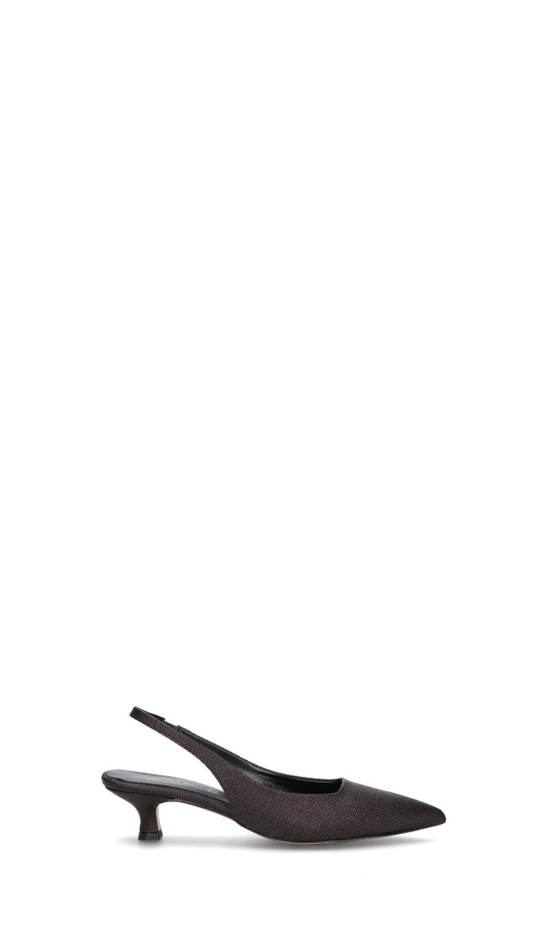 REBECCA VAN DIK Slingback donna nera