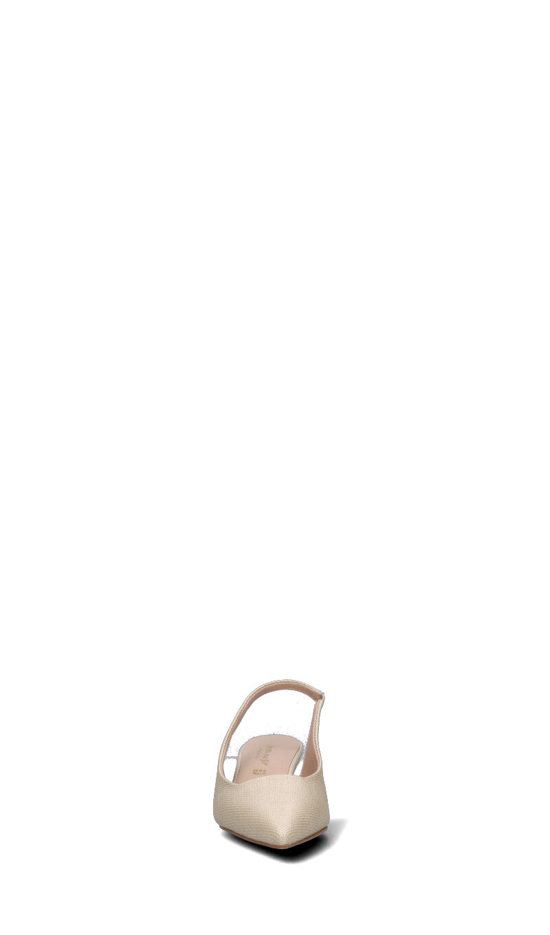 REBECCA VAN DIK Slingback donna beige