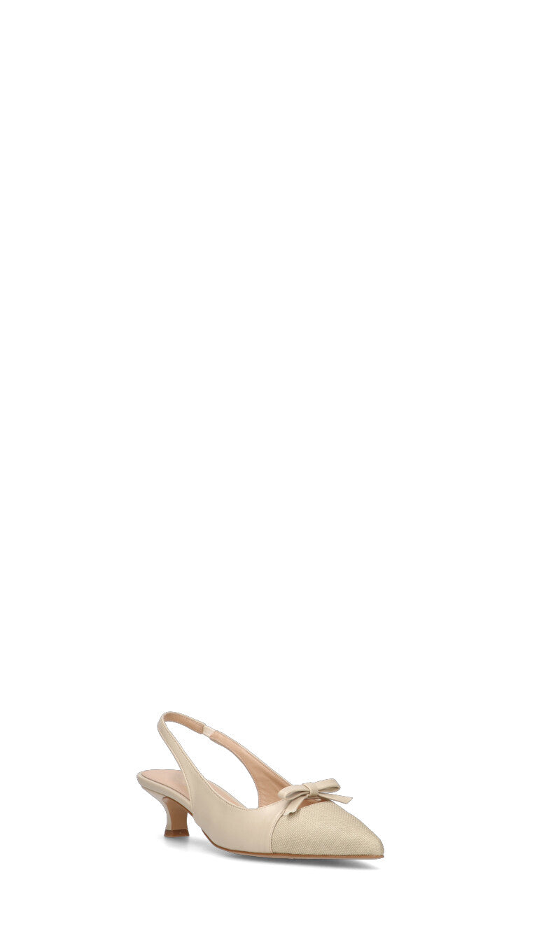 REBECCA VAN DIK Slingback donna beige