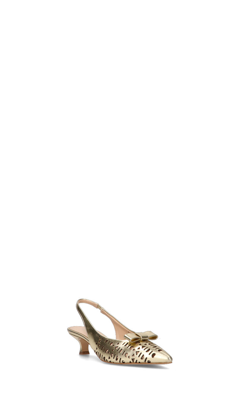 REBECCA VAN DIK Slingback donna oro