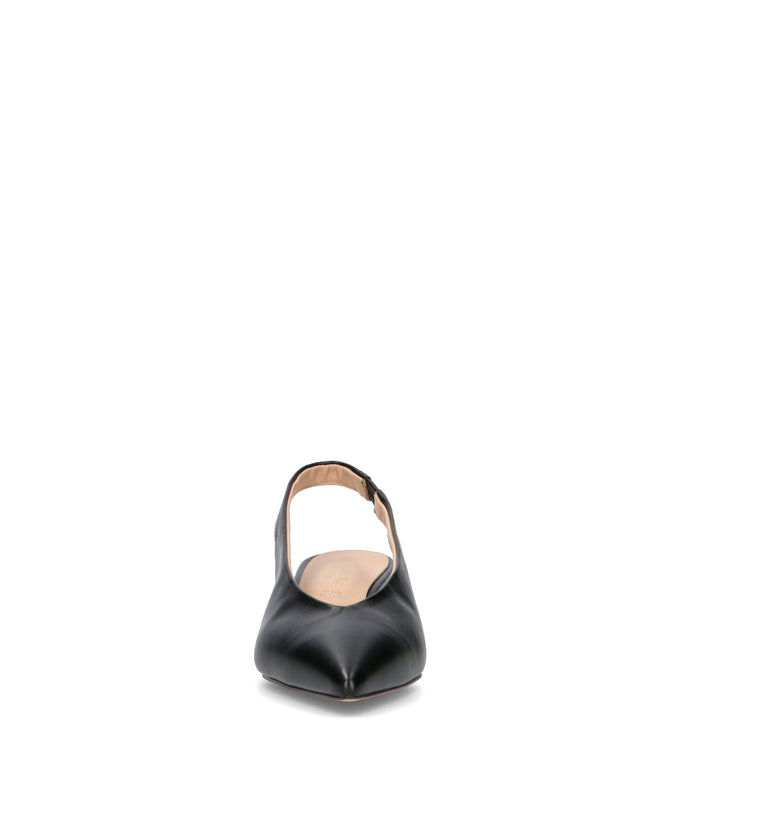 REBECCA VAN DIK Slingback donna nera