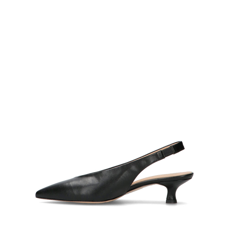 REBECCA VAN DIK Slingback donna nera