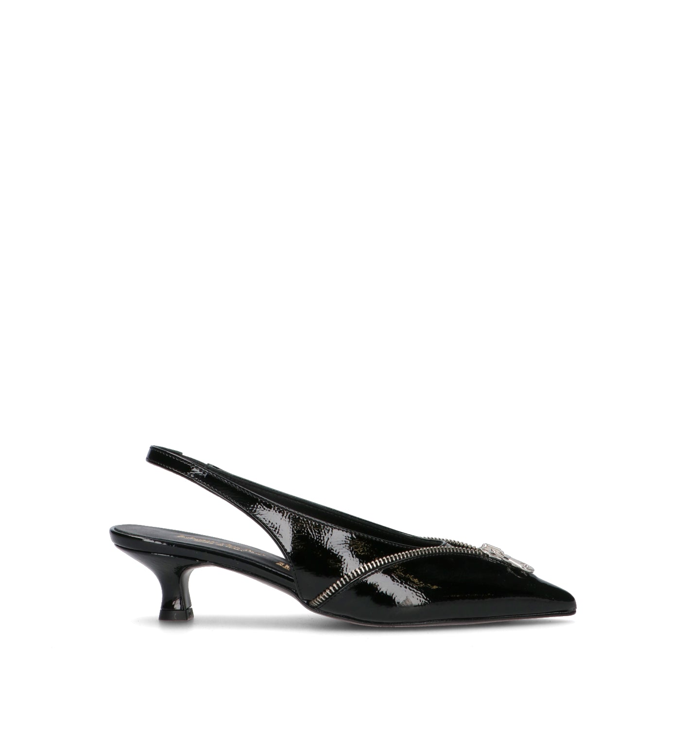 REBECCA VAN DIK Slingback donna nera