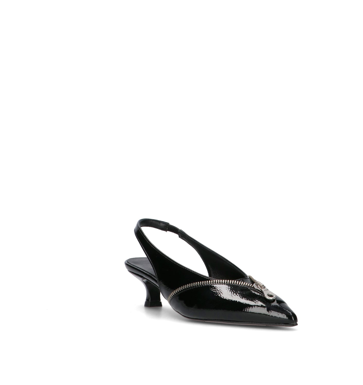 REBECCA VAN DIK Slingback donna nera