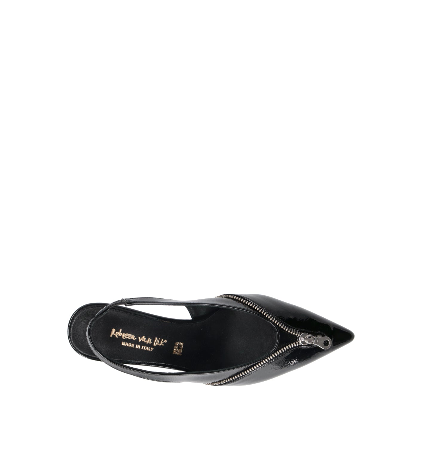 REBECCA VAN DIK Slingback donna nera