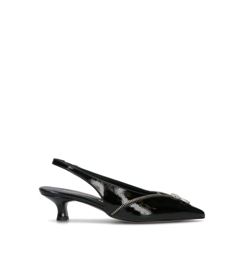REBECCA VAN DIK Slingback donna nera