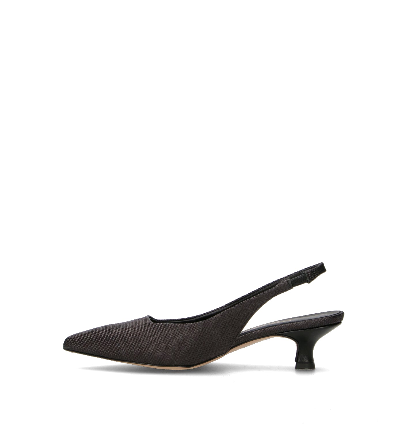 REBECCA VAN DIK Slingback donna nera