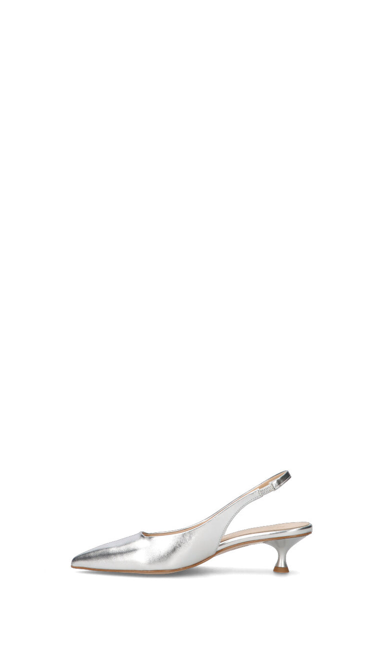 REBECCA VAN DIK Slingback donna argento